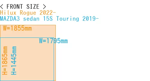 #Hilux Rogue 2022- + MAZDA3 sedan 15S Touring 2019-
